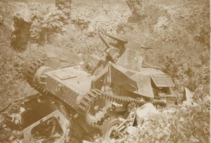 Abandoned Japanese Tank left on Ocean Island ( Banaba)